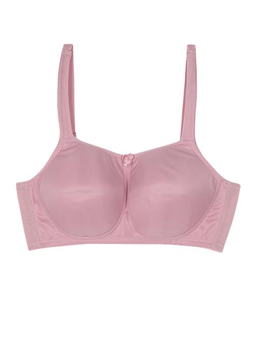 pink polyester lightly padded bra - 11541998 - Very Small Image - 1