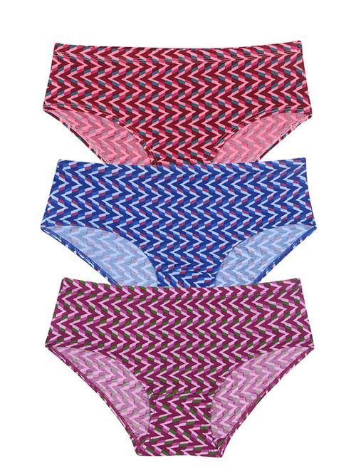 multi colored cotton hipster panty - 11542037 - Very Small Image - 1