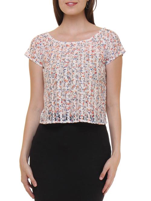 white viscose regular top - 11543128 - Very Small Image - 1