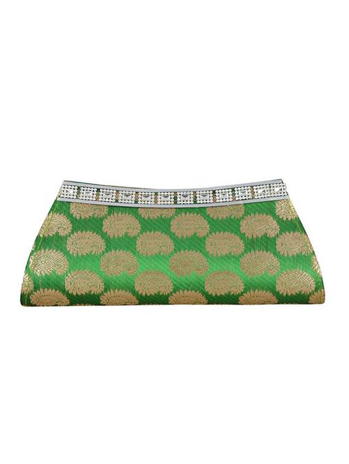 green leatherette (pu clutch - 11547006 - Very Small Image - 1