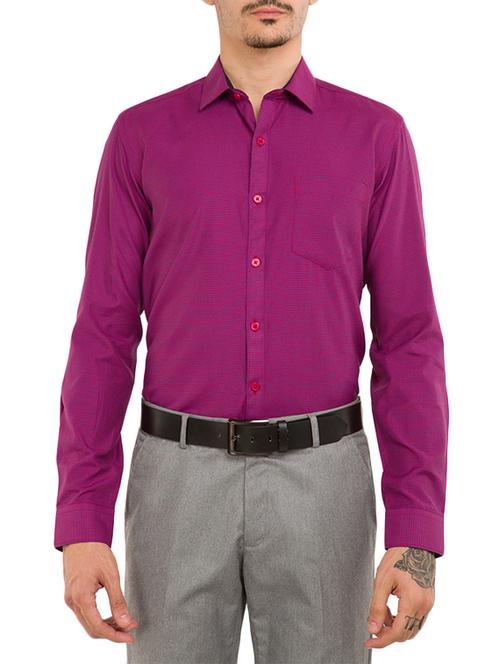 red polyester casual shirt - 11555215 - Very Small Image - 1