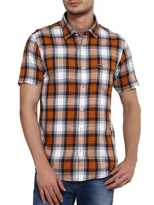 multi colored cotton casual shirt - 11555554 - Very Small Image - 1