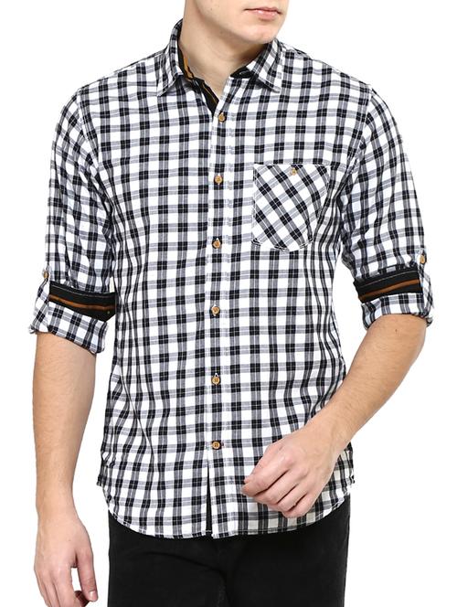 multi colored cotton casual shirt - 11555571 - Very Small Image - 1