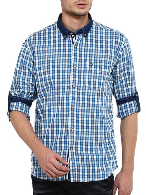 multi colored cotton casual shirt - 11555588 - Very Small Image - 1