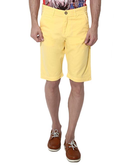 yellow cotton shorts - 11555717 - Very Small Image - 1