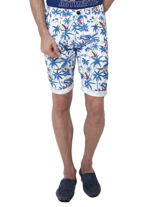 multi colored cotton shorts - 11555740 - Very Small Image - 1