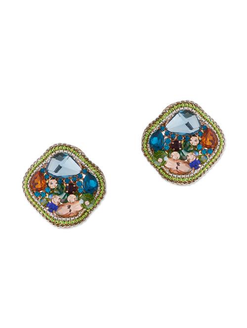 multi colored metal studs earring - 11556238 - Very Small Image - 1