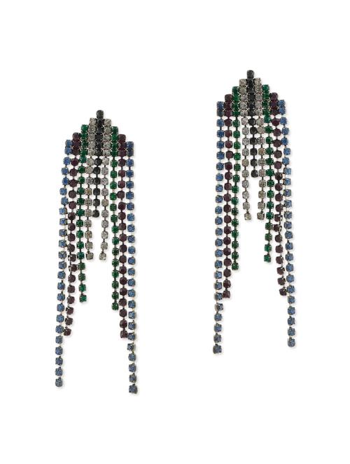multi colored metal drop earrings - 11556404 - Very Small Image - 1