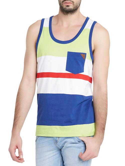 colour block cotton vest - 11567185 - Very Small Image - 1