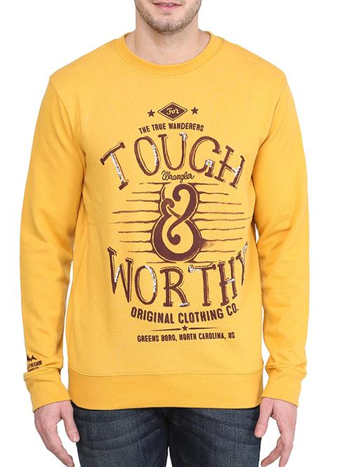 yellow cotton sweatshirt - 11568653 - Very Small Image - 1