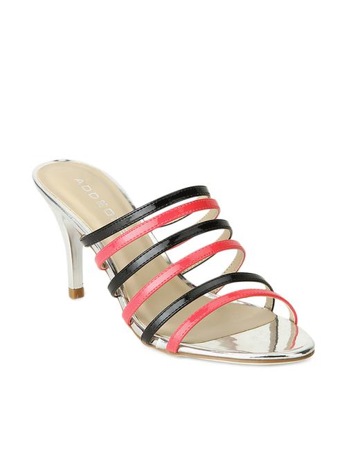 pink and black leatherette sandal - 11569833 - Very Small Image - 1