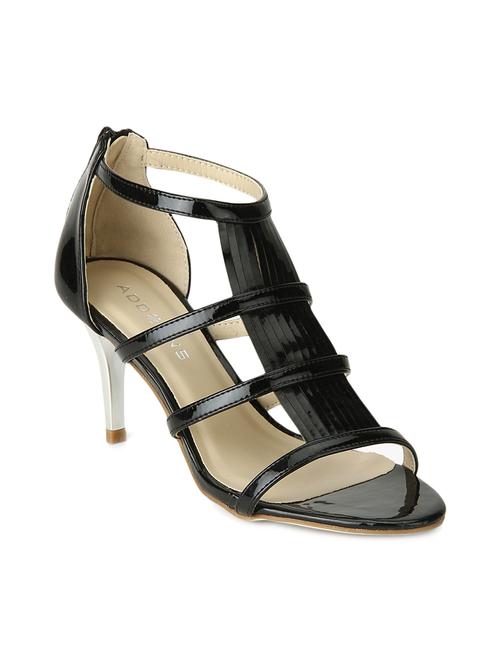 solid black leatherette sandal - 11569843 - Very Small Image - 1