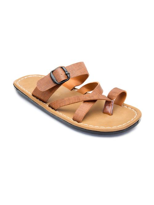 tan color, leatherette sandals - 11570887 - Very Small Image - 1
