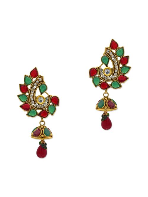 multi colored copper earring - 11575494 - Very Small Image - 1