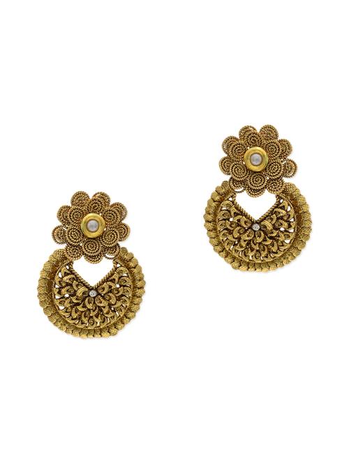 white copper earring - 11575500 - Very Small Image - 1