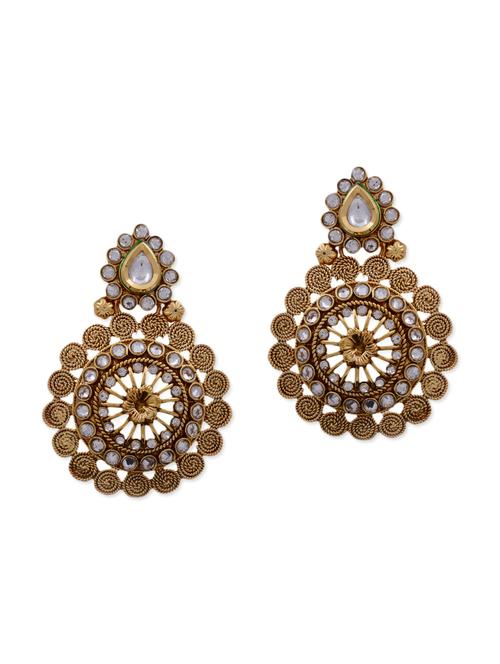 white copper balli earring - 11575632 - Very Small Image - 1