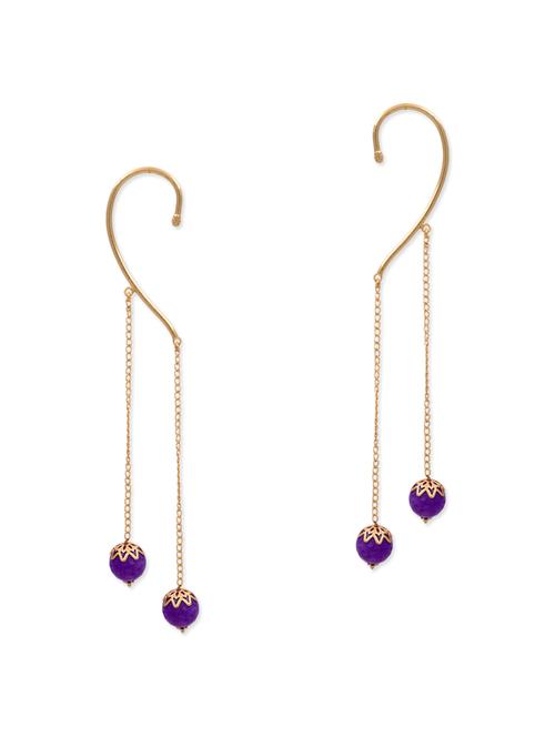 purple copper earring - 11575688 - Very Small Image - 1