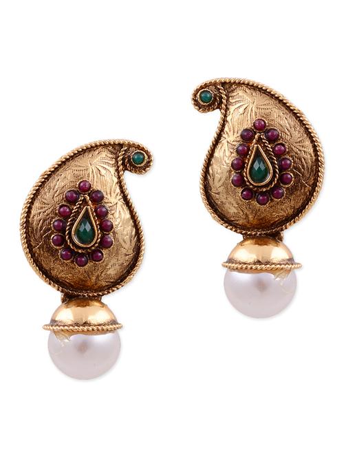 multi colored copper earring - 11575748 - Very Small Image - 1