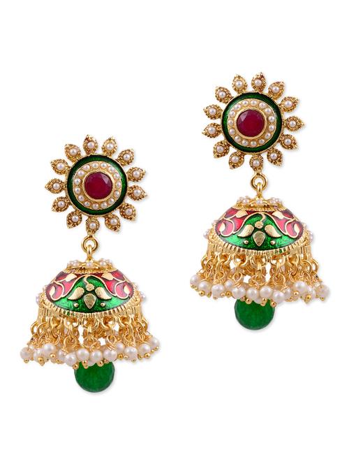 multi colored copper earring - 11575763 - Very Small Image - 1