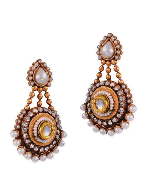 white copper earring - 11575778 - Very Small Image - 1