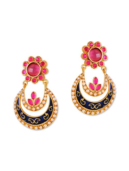 pink copper balli earring - 11575799 - Very Small Image - 1