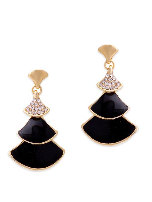 black metal drop earring - 11578850 - Very Small Image - 1