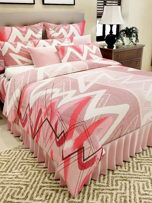 multi colored cotton printed double bedsheet set - 11579224 - Very Small Image - 1