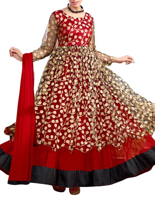 red net unstitched suit - 11580090 - Very Small Image - 1
