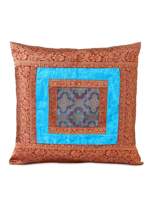 ethnic pattern velvet cushion cover - 1158236 - Very Small Image - 1