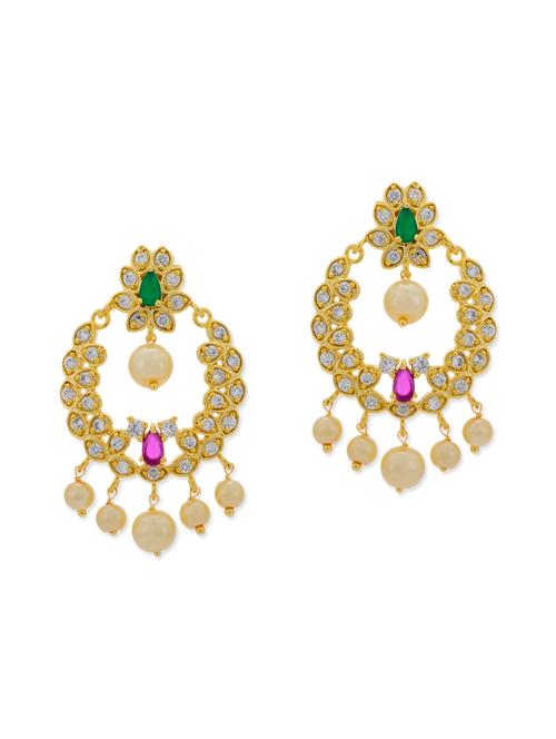 multicolor copper chandballi earring - 11587653 - Very Small Image - 1