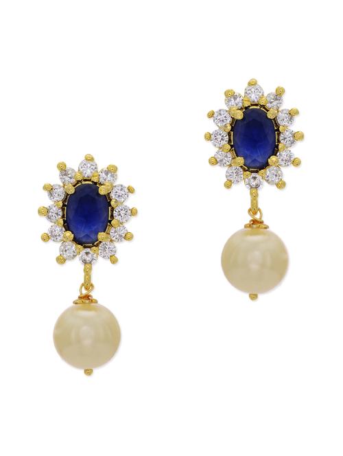 purple copper drop earring - 11587723 - Very Small Image - 1