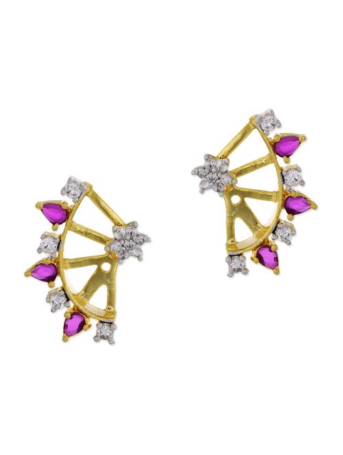 multicolor copper studs earring - 11587746 - Very Small Image - 1
