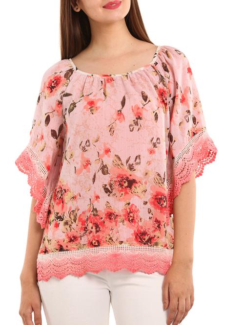 pink polyester regular top - 11591819 - Very Small Image - 1