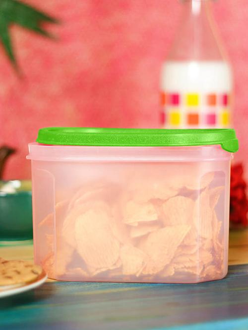 princeware easy store oval green 1200 ml storage container- set of 2 - 11594027 - Very Small Image - 1