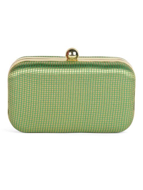 green and gold box clutch - 1159852 - Very Small Image - 1