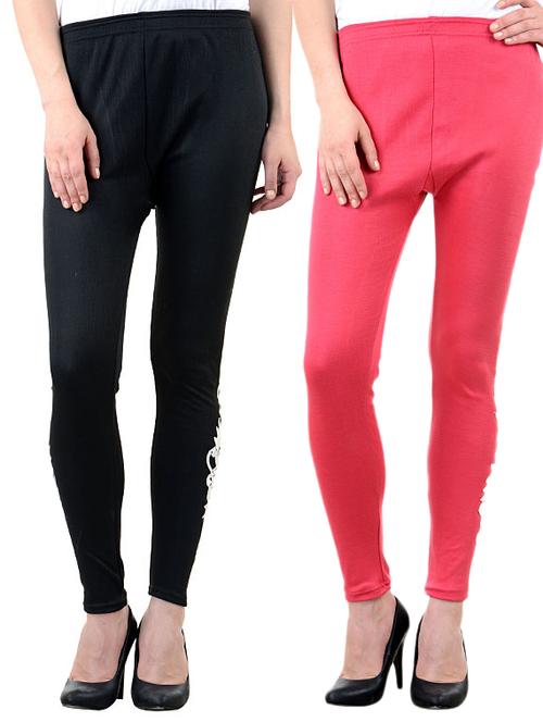 multi colored woolen legging set - 11602493 - Very Small Image - 1