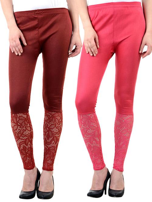 multi colored woolen legging set - 11602508 - Very Small Image - 1