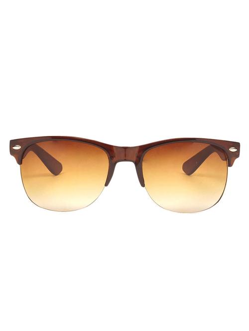 brown plastic wayfarer men sunglass - 11604908 - Very Small Image - 1