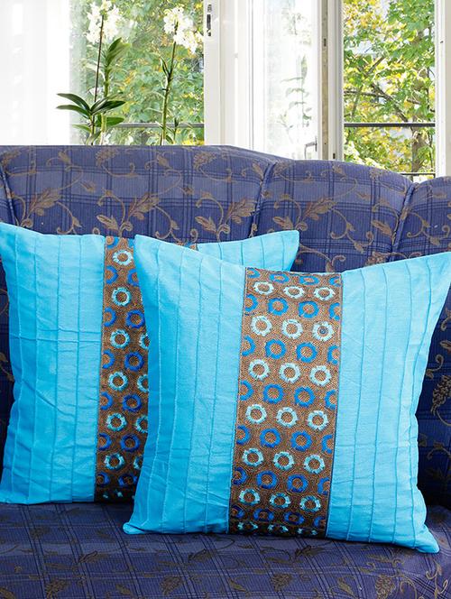set of 2 floral squence cushion cover - 11608151 - Very Small Image - 1