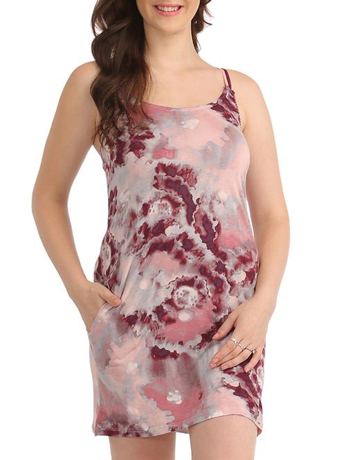 purple cotton nightwear set - 11608295 - Very Small Image - 1