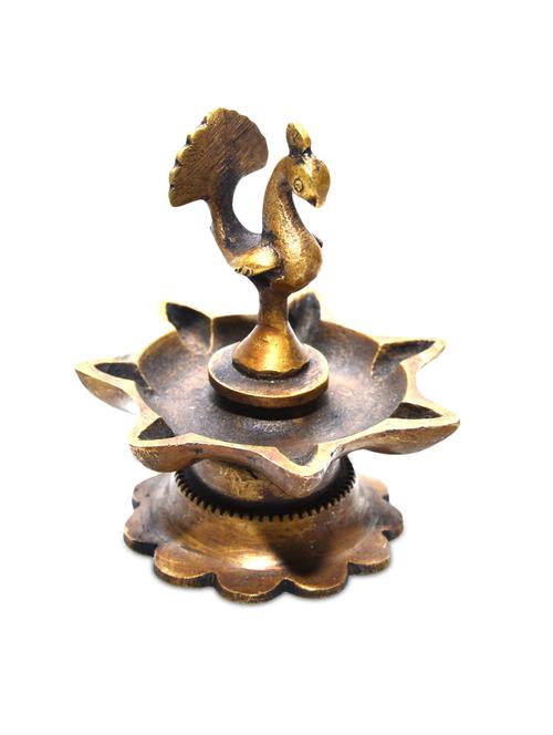 brass peacock deepak set of 2 - 1160954 - Very Small Image - 1