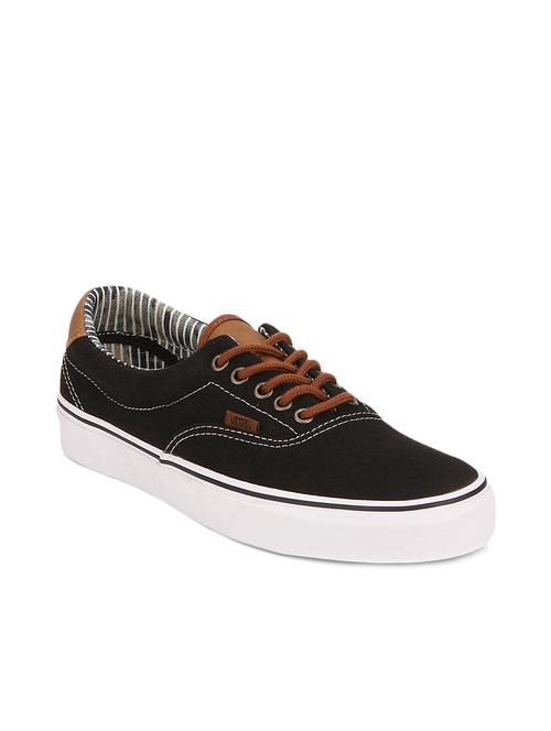 black lace up canvas sneakers - 11612210 - Very Small Image - 1