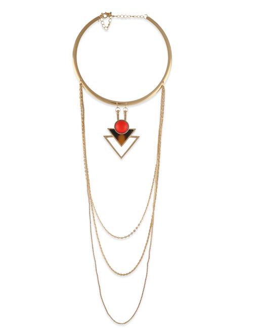 red metal neck cuff - 11615226 - Very Small Image - 1