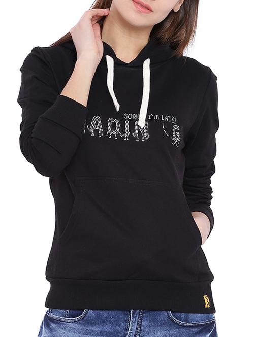 women's chest print sweatshirt - 11616205 - Very Small Image - 1