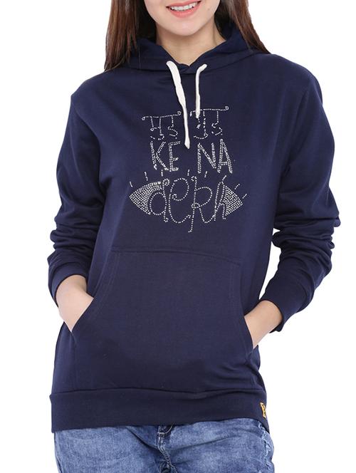 women's front print sweatshirt - 11616207 - Very Small Image - 1