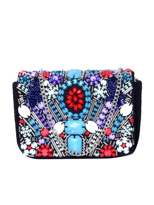 multi colored cotton clutch - 11621952 - Very Small Image - 1