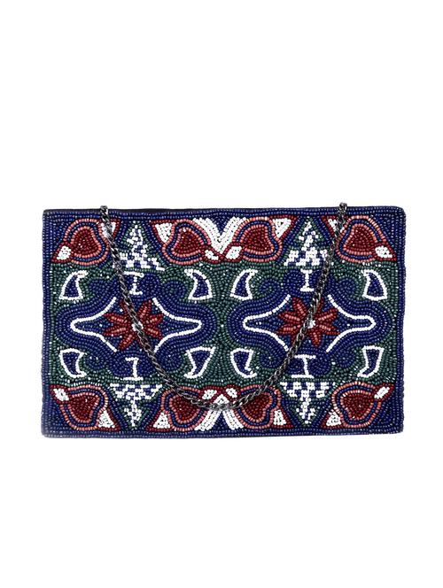multi colored cotton clutch - 11621954 - Very Small Image - 1