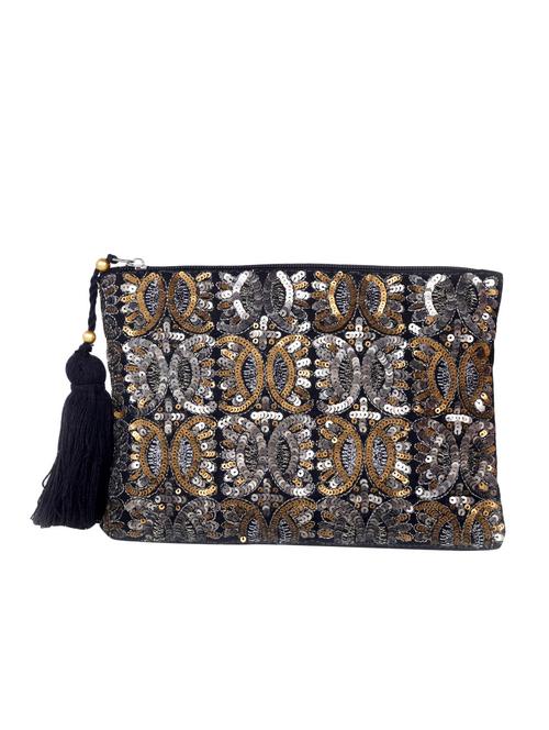 multi colored cotton clutch - 11621966 - Very Small Image - 1