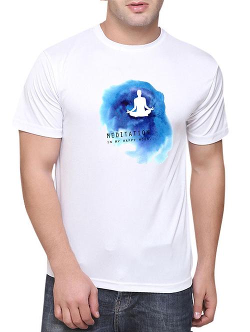 white polyester tshirt - 11622445 - Very Small Image - 1