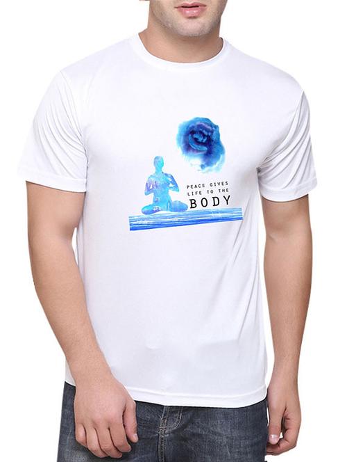 white polyester tshirt - 11622446 - Very Small Image - 1